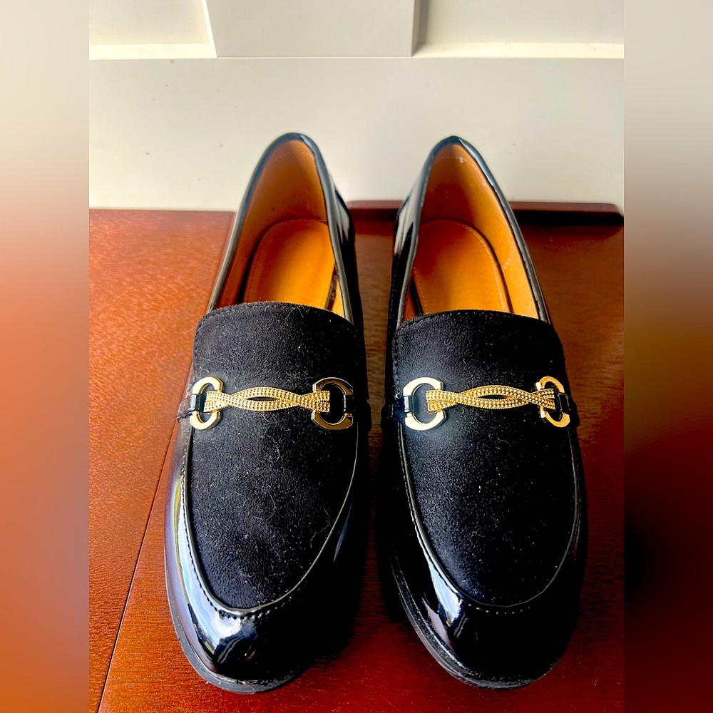 Faux Leather Women’s Loafers Size 9 NEW